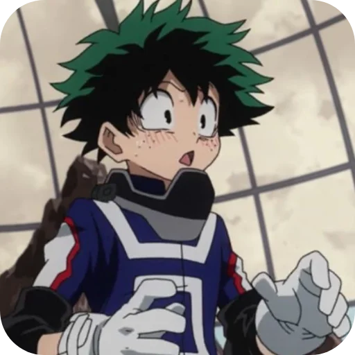 Sticker from the "Izuku Midoriya" sticker pack