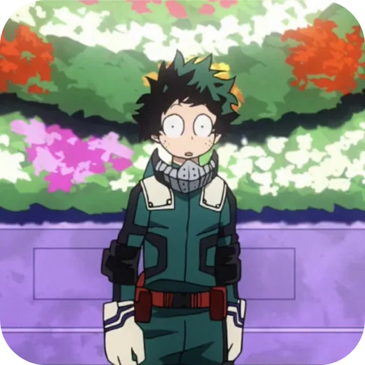 Sticker from the "Izuku Midoriya" sticker pack