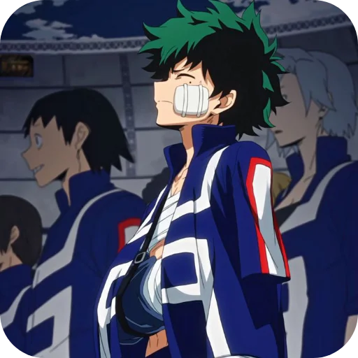 Sticker from the "Izuku Midoriya" sticker pack