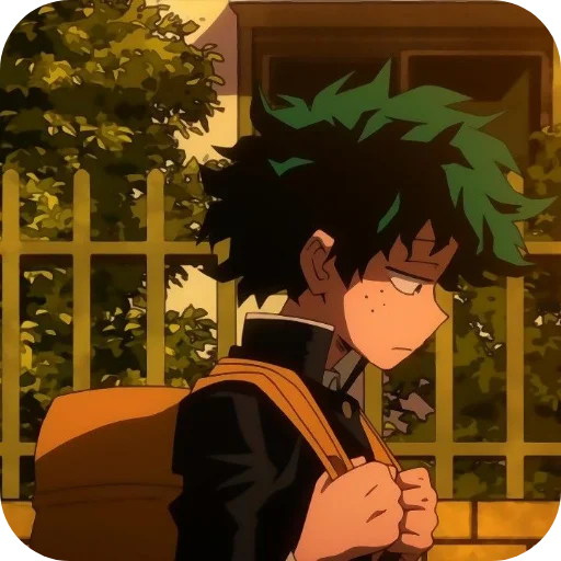 Sticker from the "Izuku Midoriya" sticker pack