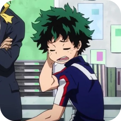 Sticker from the "Izuku Midoriya" sticker pack