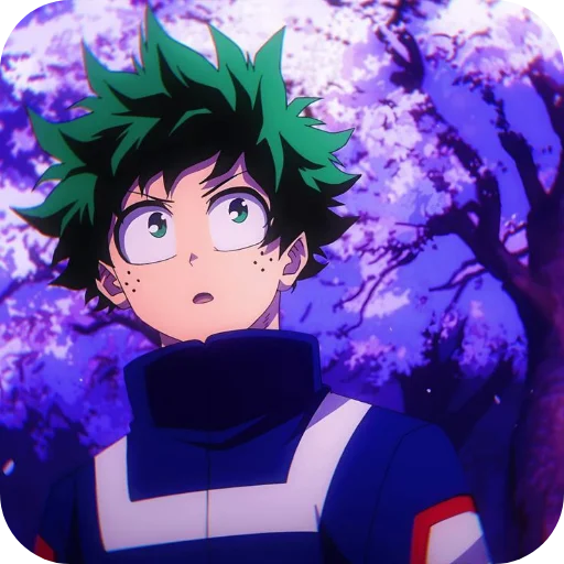 Sticker from the "Izuku Midoriya" sticker pack