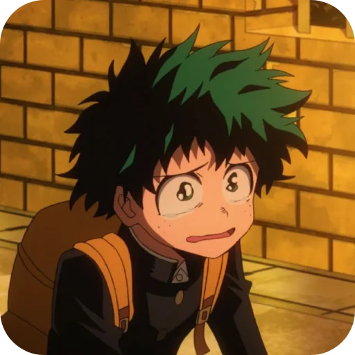 Sticker from the "Izuku Midoriya" sticker pack