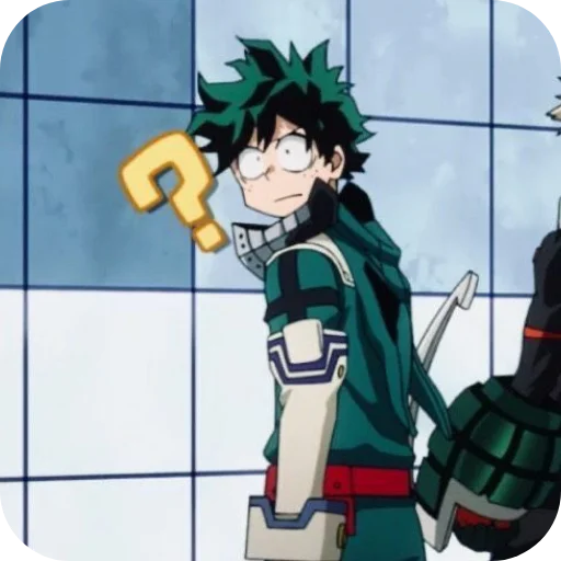 Sticker from the "Izuku Midoriya" sticker pack