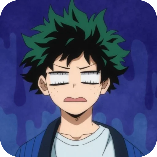 Sticker from the "Izuku Midoriya" sticker pack