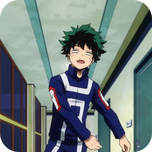 Sticker from the "Izuku Midoriya" sticker pack