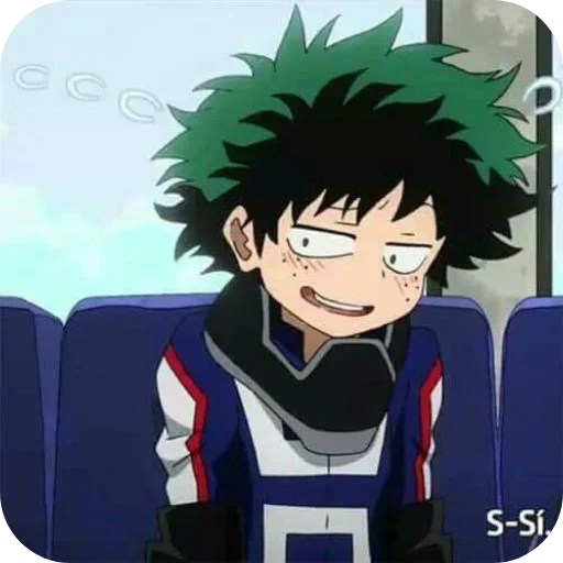 Sticker from the "Izuku Midoriya" sticker pack