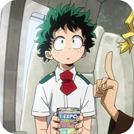 Sticker from the "Izuku Midoriya" sticker pack