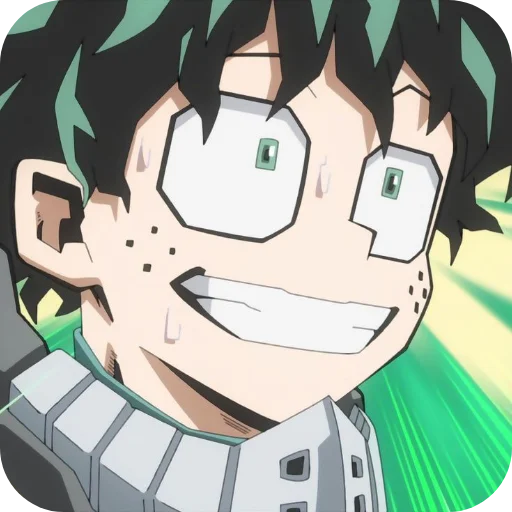 Sticker from the "Izuku Midoriya" sticker pack