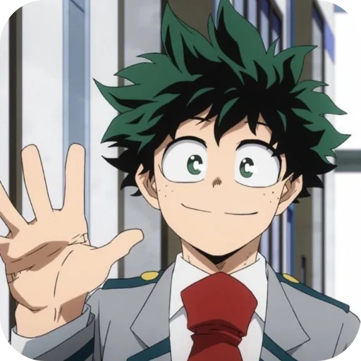 Sticker from the "Izuku Midoriya" sticker pack