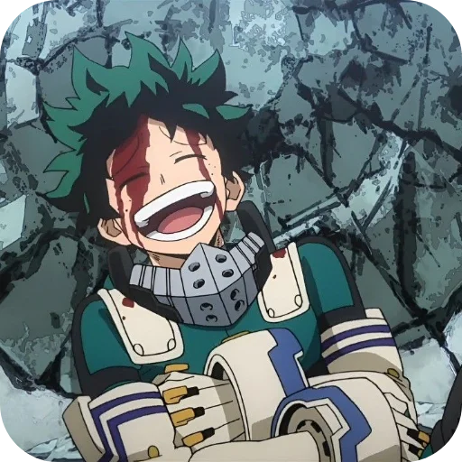 Sticker from the "Izuku Midoriya" sticker pack