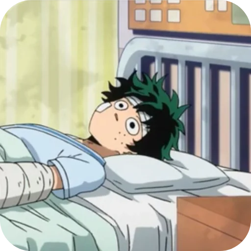 Sticker from the "Izuku Midoriya" sticker pack