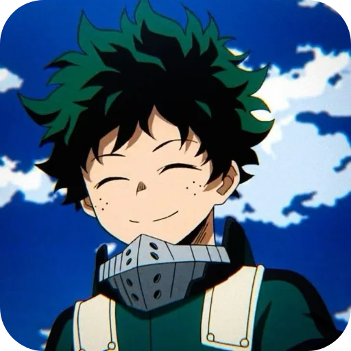 Sticker from the "Izuku Midoriya" sticker pack