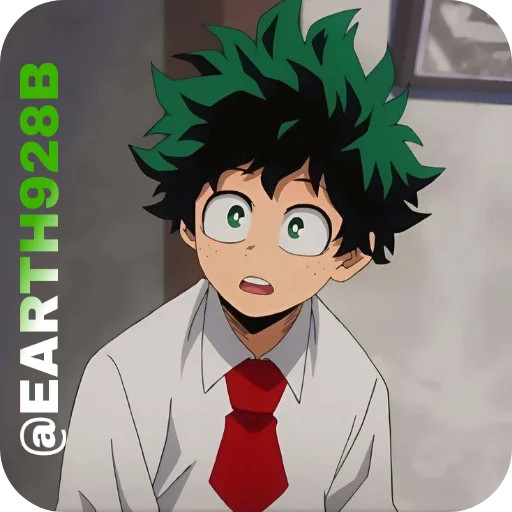 Sticker from the "Izuku Midoriya" sticker pack