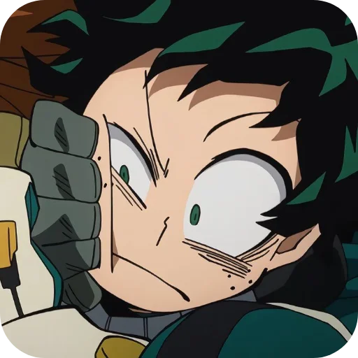 Sticker from the "Izuku Midoriya" sticker pack