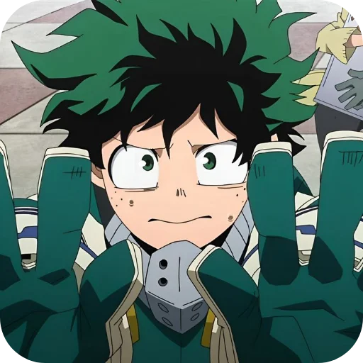 Sticker from the "Izuku Midoriya" sticker pack