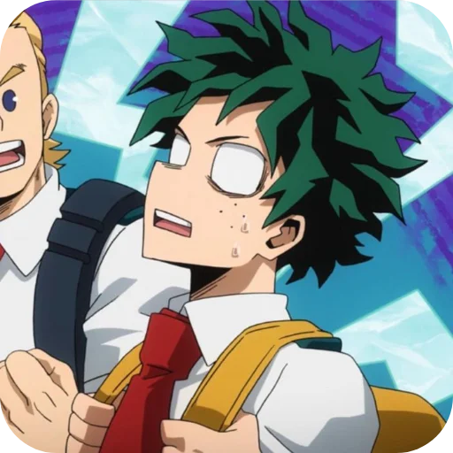 Sticker from the "Izuku Midoriya" sticker pack