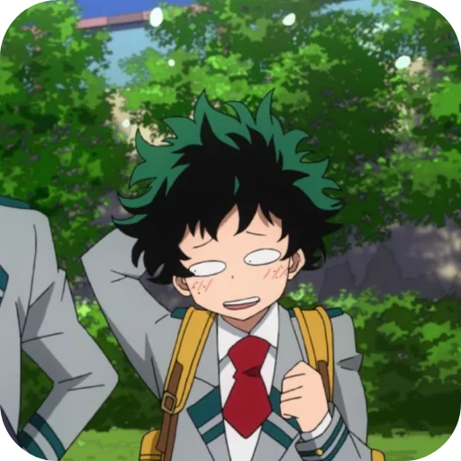 Sticker from the "Izuku Midoriya" sticker pack