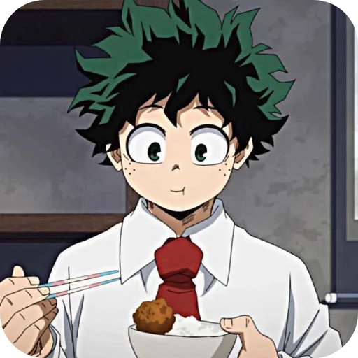 Sticker from the "Izuku Midoriya" sticker pack