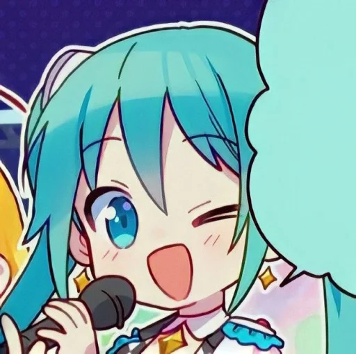 Sticker from the "Miku" sticker pack