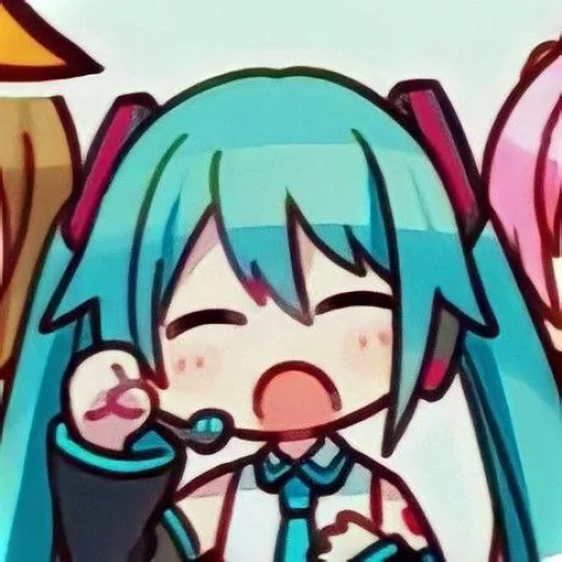 Sticker from the "Miku" sticker pack