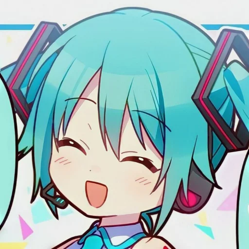 Sticker from the "Miku" sticker pack