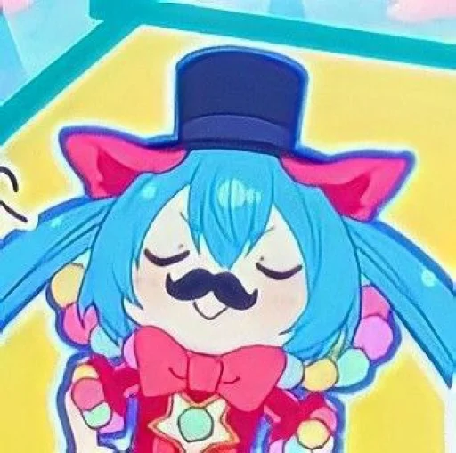 Sticker from the "Miku" sticker pack