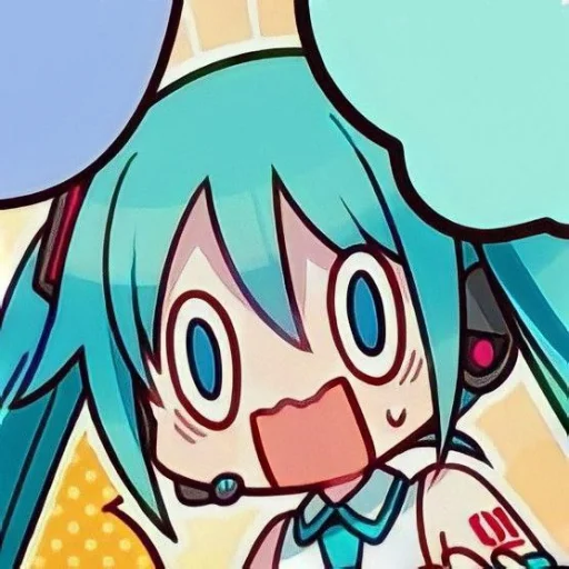 Sticker from the "Miku" sticker pack