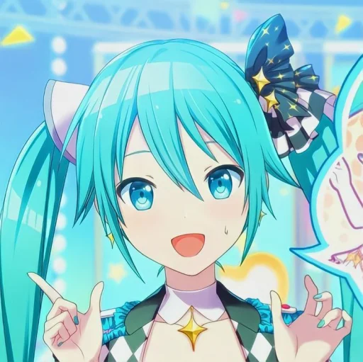 Sticker from the "Miku" sticker pack