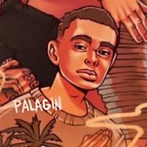 Sticker from the "Palagin on the beat" sticker pack