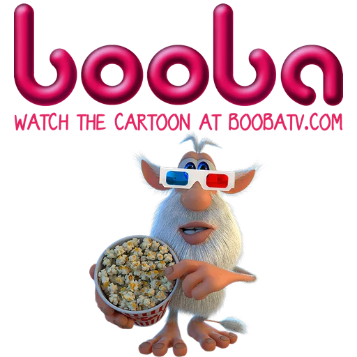 Sticker from the "Booba" sticker pack