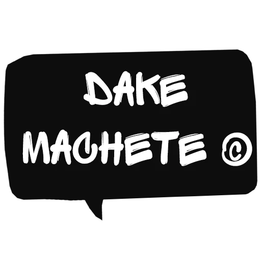 Стикер из набора "Dake Machete ©"