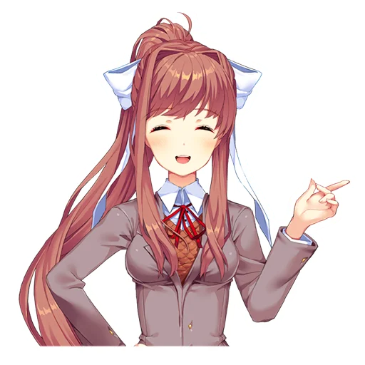 Sticker from the "Monika" sticker pack