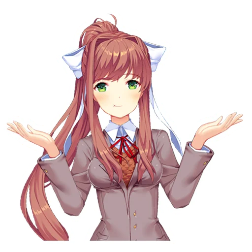 Sticker from the "Monika" sticker pack