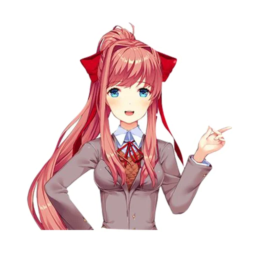 Sticker from the "Monika" sticker pack