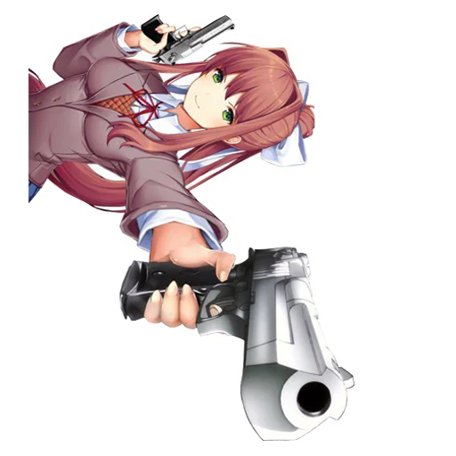 Sticker from the "Monika" sticker pack