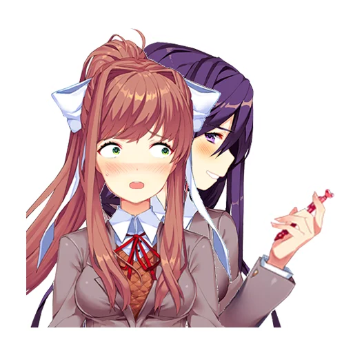 Sticker from the "Monika" sticker pack