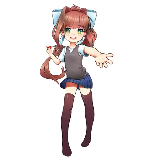 Sticker from the "Monika" sticker pack