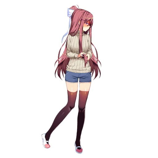 Sticker from the "Monika" sticker pack