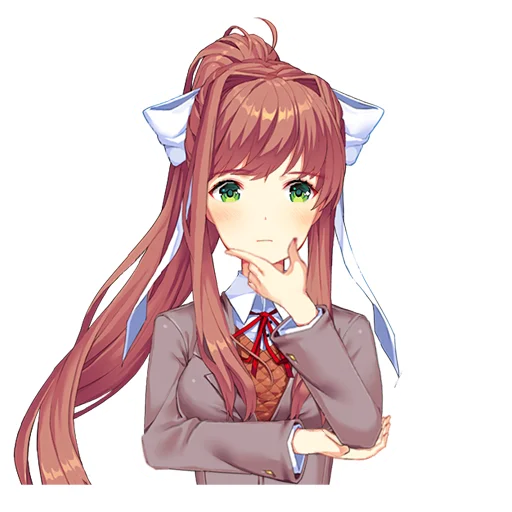 Sticker from the "Monika" sticker pack