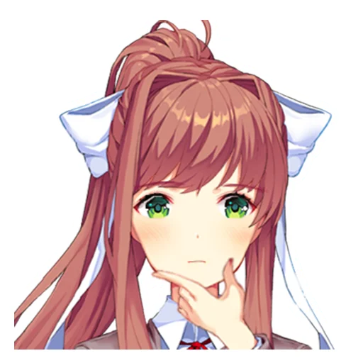 Sticker from the "Monika" sticker pack