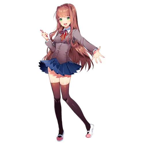 Sticker from the "Monika" sticker pack