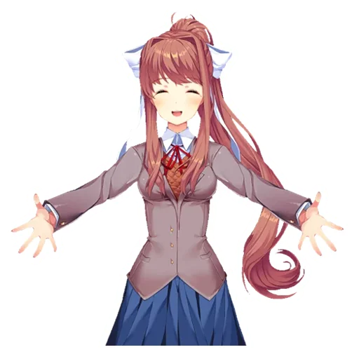 Sticker from the "Monika" sticker pack