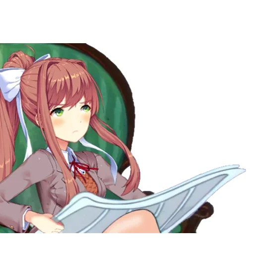 Sticker from the "Monika" sticker pack