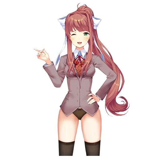 Sticker from the "Monika" sticker pack