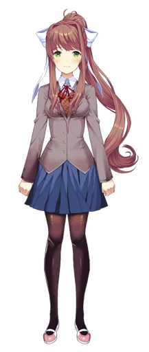 Sticker from the "Monika" sticker pack