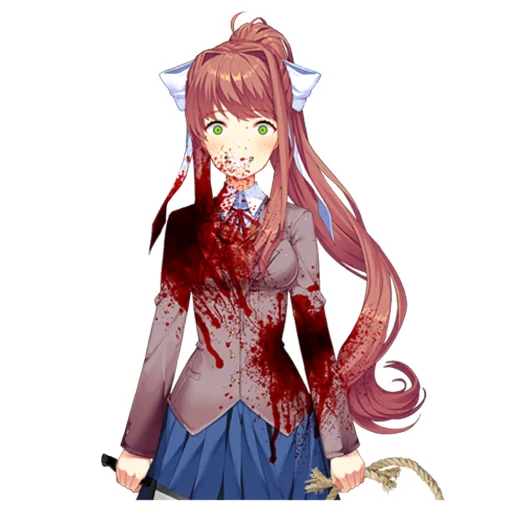 Sticker from the "Monika" sticker pack