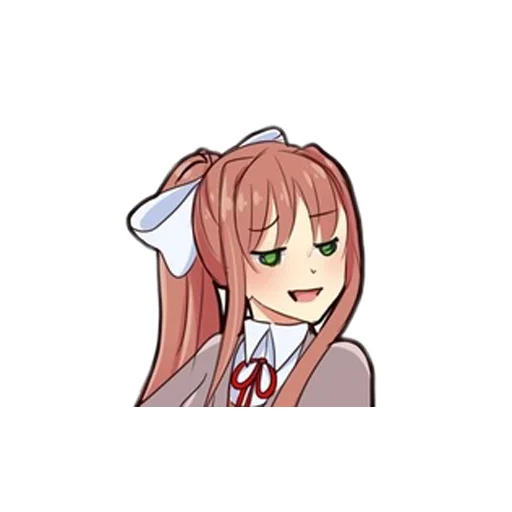 Sticker from the "Monika" sticker pack