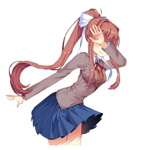 Sticker from the "Monika" sticker pack