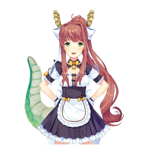 Sticker from the "Monika" sticker pack